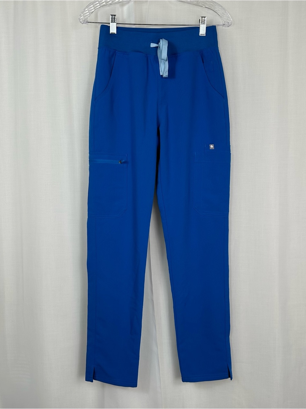 FIGS Royal Blue High Waisted Yola Skinny Scrub Pants Women's Size XS